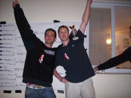 Les vaiqueurs du tournoi