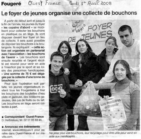 Les Bouchons de l'avenir Avril 2008