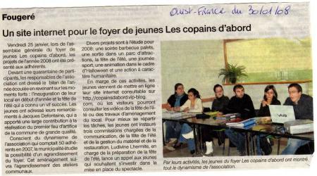 Assembl�e G�n�rale Janvier 2008