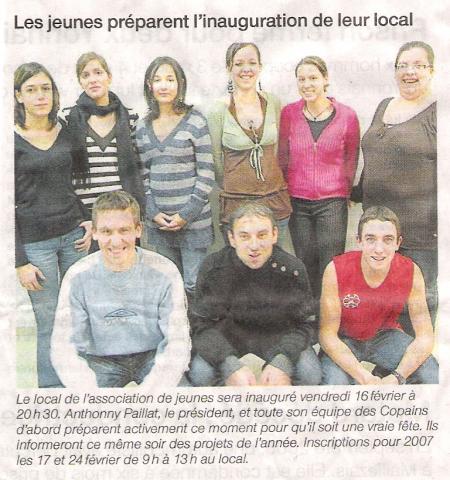 Inauguration du foyer